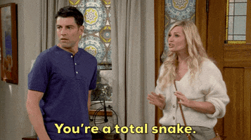 Max Greenfield Snake GIF by CBS