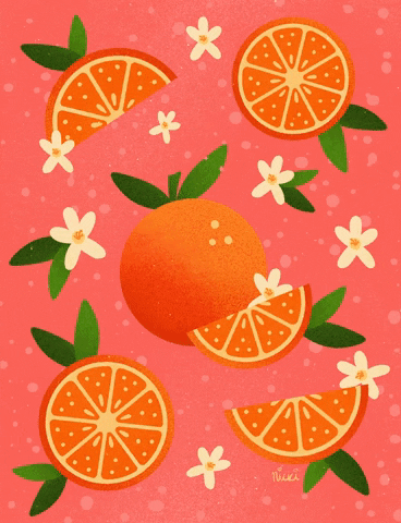 Orange Blossom Summer GIF by Guided by Light Art
