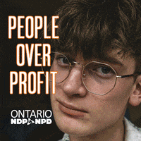 In This Together GIF by Ontario's New Democrats