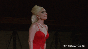 Lady Gaga Reaction GIF by House of Gucci