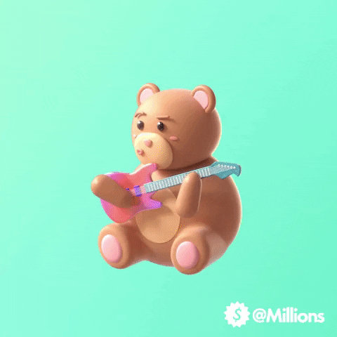 Happy Teddy Bear GIF by Millions