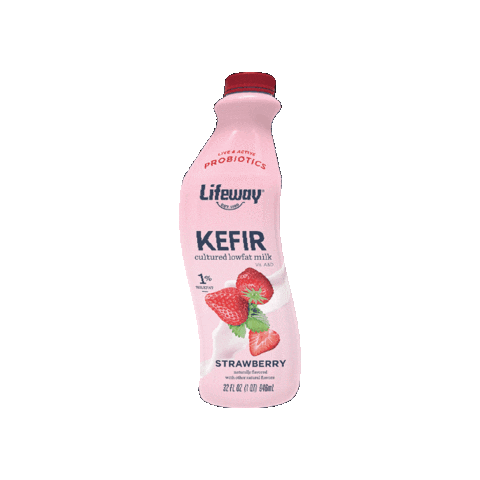 Strawberry Milk Sticker by Lifeway Foods