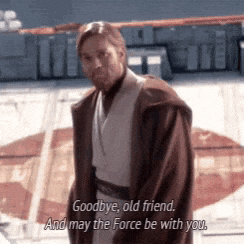 Goodbye Old Friend Star Wars GIF