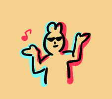 Happy Dance GIF by poteito