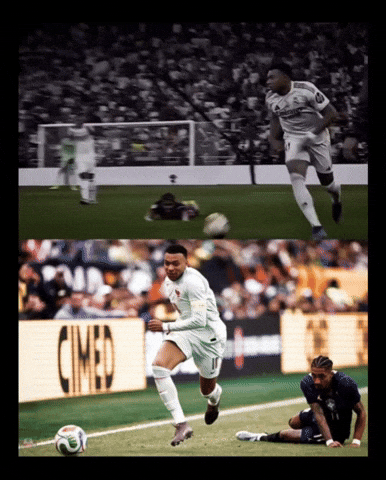 Mbappé Vs Rafinha GIF