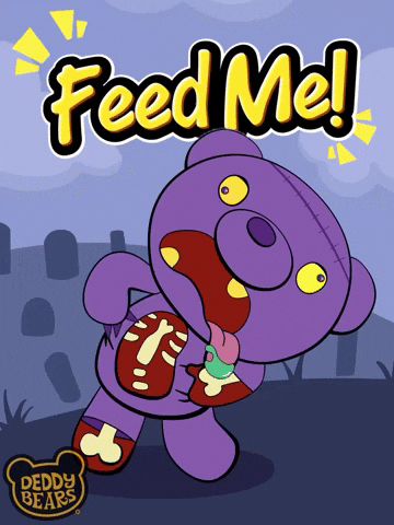 Hungry Feed Me GIF by DeddyBears