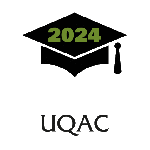 Diplome Mortier Sticker by Université du Québec à Chicoutimi