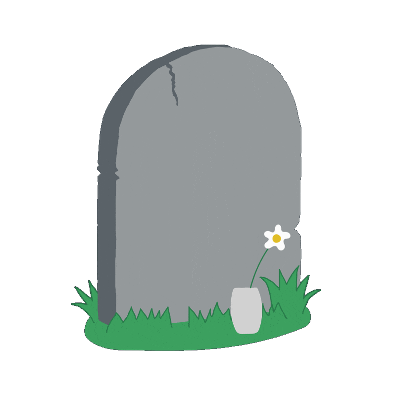 Rip Im Dead Sticker by Ange Devery for iOS & Android GIPHY