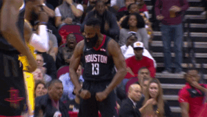 Flexing Houston Rockets GIF by NBA