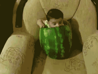 Baby Watermelon GIF