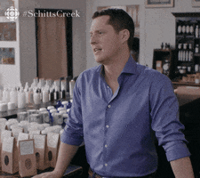 sarcastic schitts creek GIF by CBC