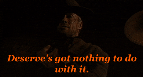 Clint Eastwood Deserve'S Got Nothing To Do With It. GIF - Find & Share on GIPHY