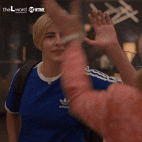 High Five The L Word GIF by The L Word: Generation Q