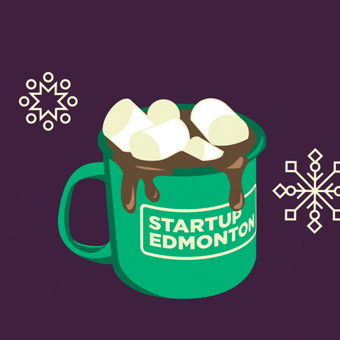Hot Chocolate Christmas GIF by Startup Edmonton