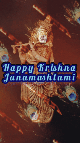 Jai Shree Krishna Janamashtami GIF