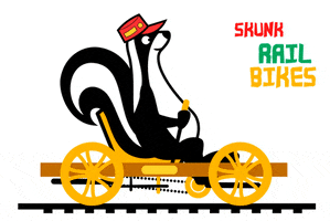 Skunk Train GIF