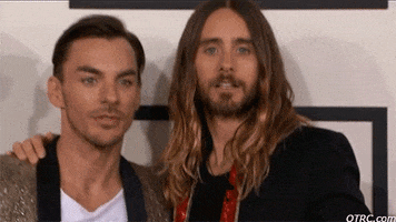 high five jared leto GIF by Recording Academy / GRAMMYs