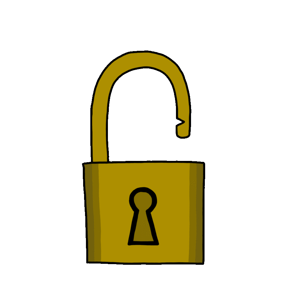 Lock Hypercrafty Sticker by Rhonda for iOS & Android GIPHY