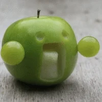 funny reaction apple reaction s fangirling GIF