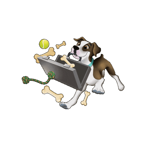 Dog Cooper Sticker by TCWGlobal