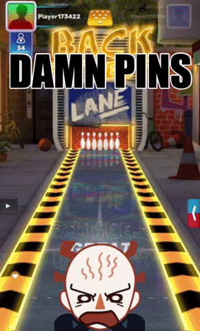 Game Fail GIF by Bowling Clash: New Legends