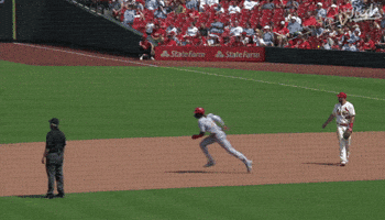 Major League Baseball Running GIF by Cincinnati Reds Major League Baseball Running GIF by Cincinnati Reds