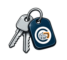 Construction Keys Sticker by gcdesignbuild