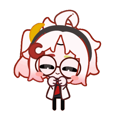 Red Moon Laboratory Sticker