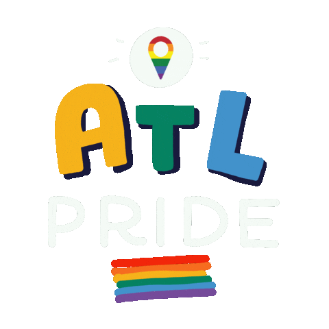 Atl Pride Sticker by MAAP Atlanta