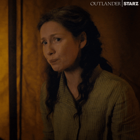 Surprised Caitriona Balfe GIF by Outlander