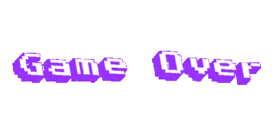 Game Over Sticker