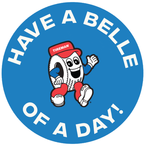 Tireman Sticker by Belle Tire