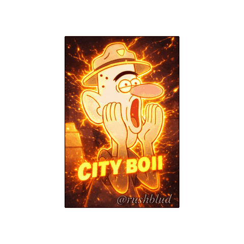 City Boy Sticker