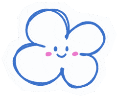 Flower Smile Sticker