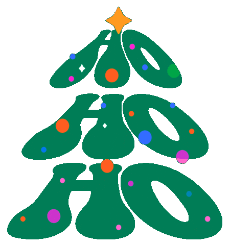 Merry Christmas Sticker by Mat Voyce