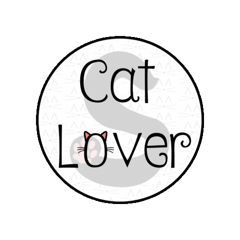 Cat Lover Sticker by Tras las Huellas del Gato | Lidia