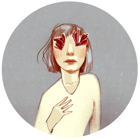 Girl Illustration GIF by Valérie Boivin