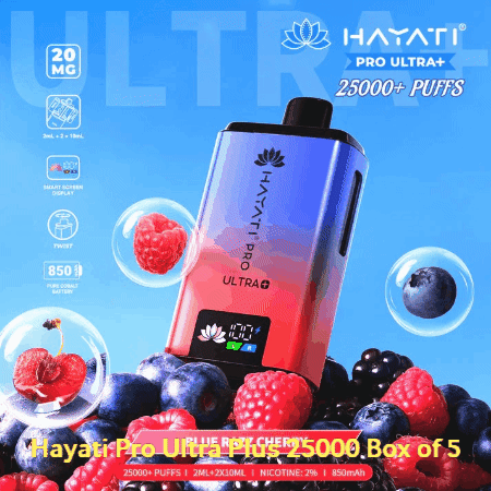 Hayati Pro Ultra Plus 25000 Box Of 5 GIF