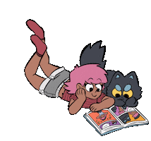 Black Cat Sticker by Sarah Graley