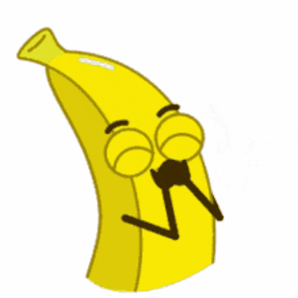 Banana Bananalove GIF by David V Golden
