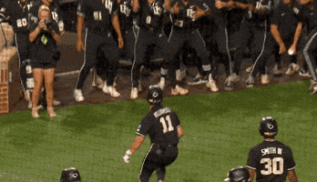 Celebration Baseball GIF by UCF Knights
