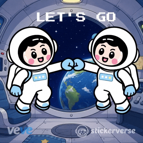 Lets Go Space GIF by VeVe
