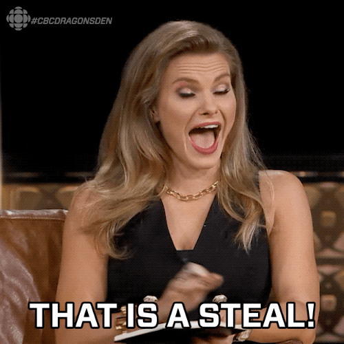 Dragons Den Steal GIF by CBC