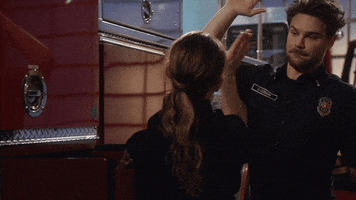 High Five Station 19 GIF by ABC Network