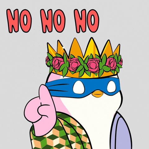No You Didnt GIF by Pudgy Penguins
