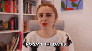Save The Date Wedding GIF by HannahWitton