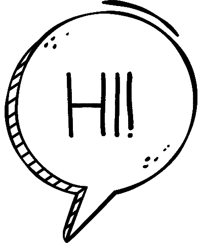 Hi Sticker