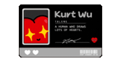 Card Sticker by Kurt Wu