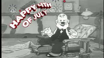 Independence Day Vintage GIF by Fleischer Studios