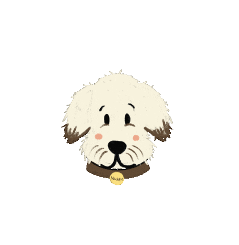 Nuggie Paw Shop Sticker
